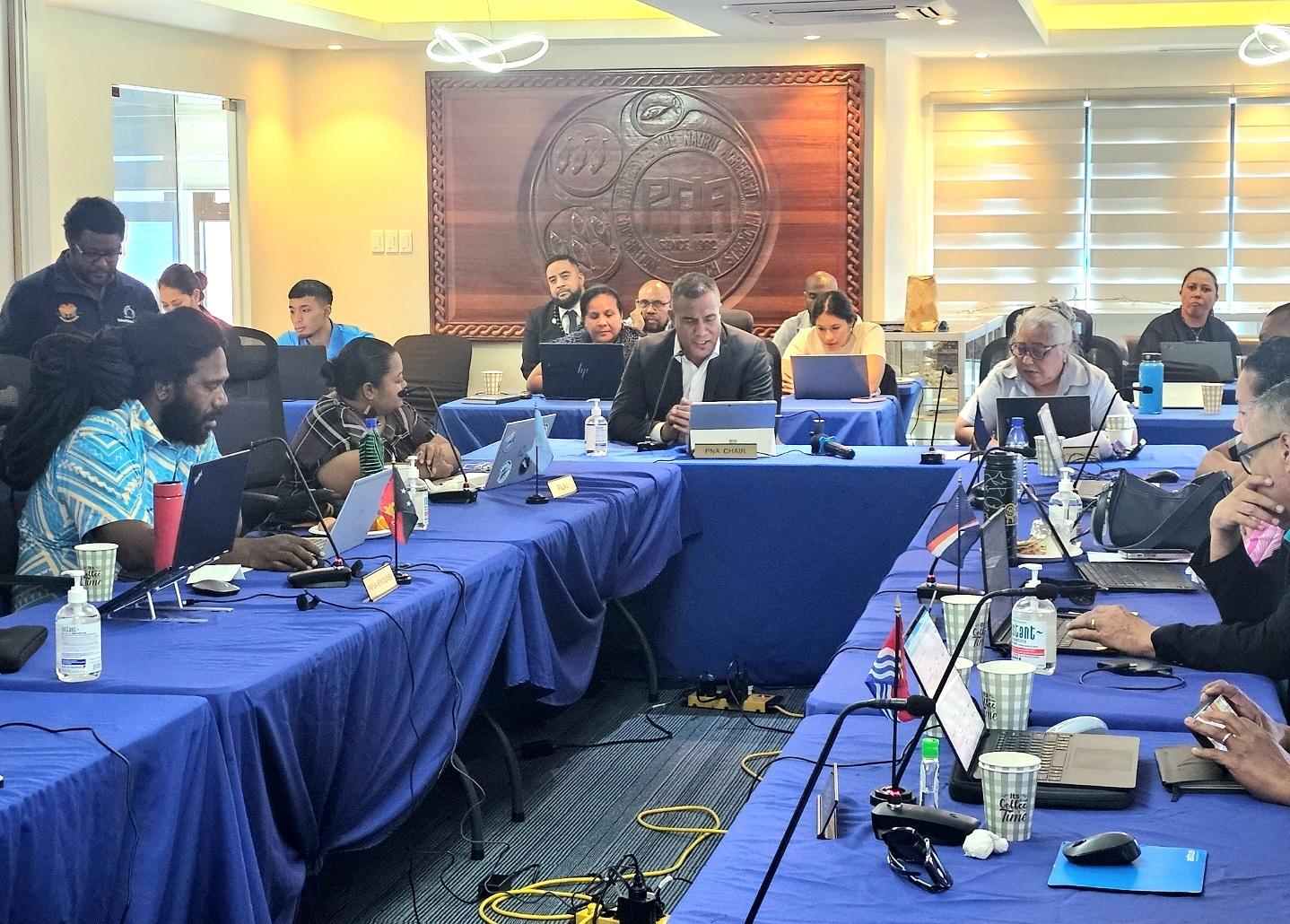 Kiribati Hands Over PNA Chair to Marshall Islands