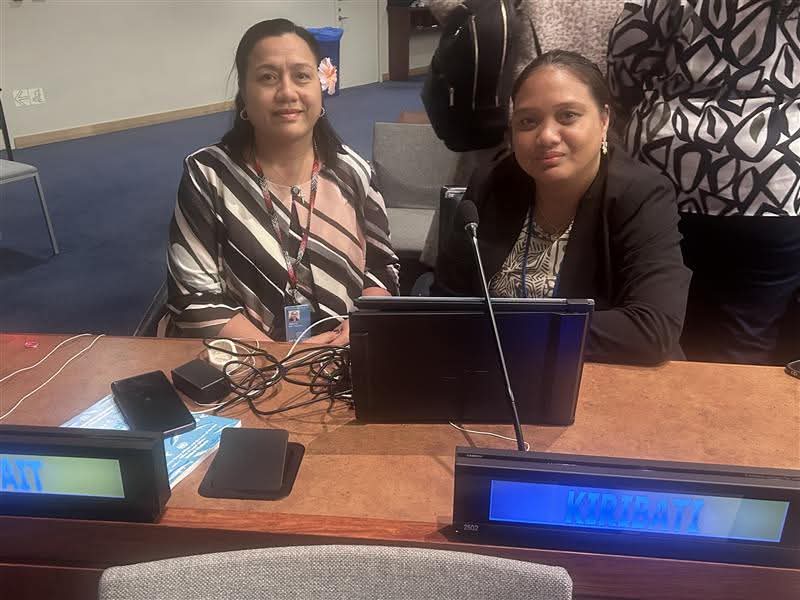 Kiribati Engages in Global Ocean Governance at BBNJ PrepCom 3