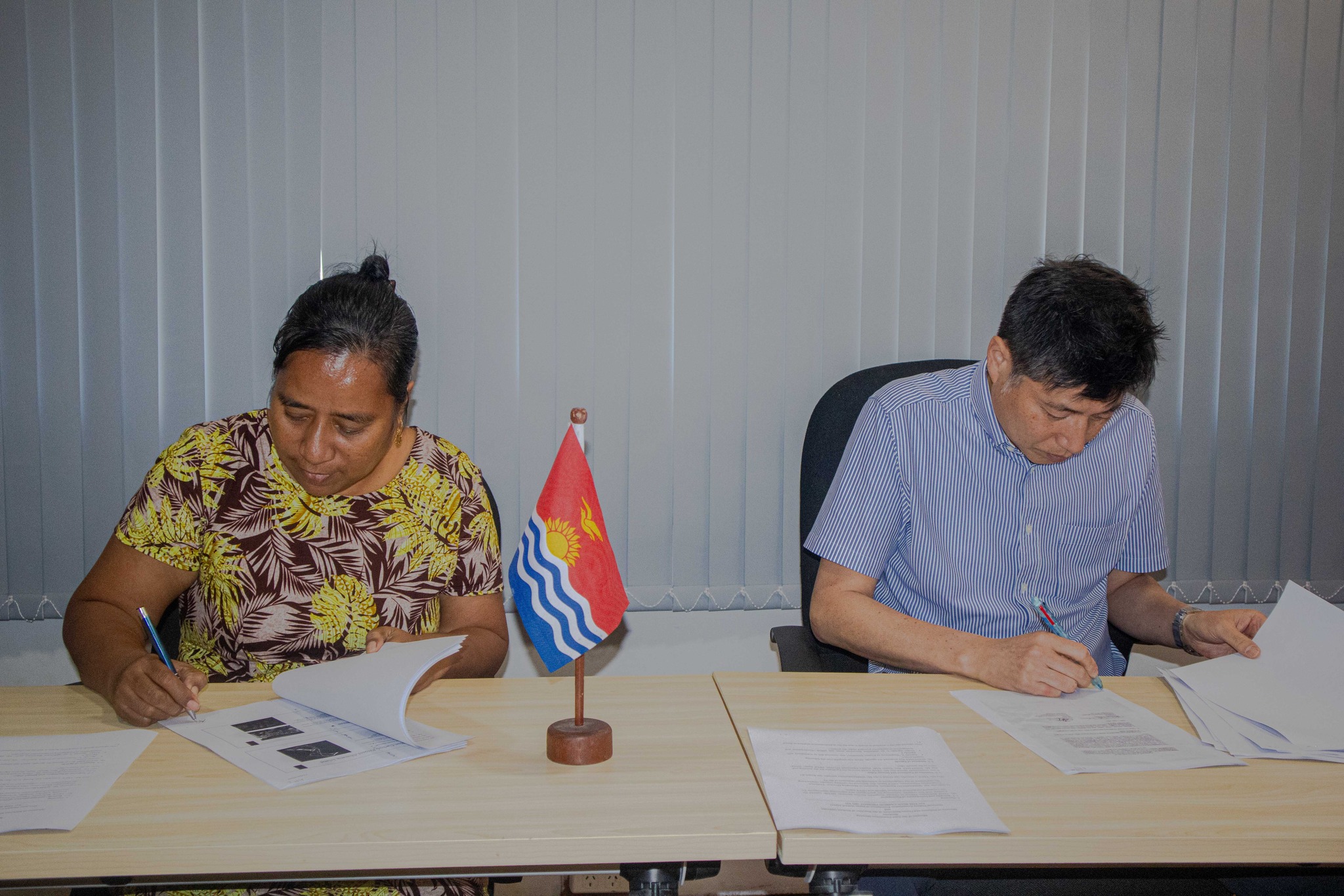 Japan's OFCF Supports Kiribati’s Blue Carbon Project