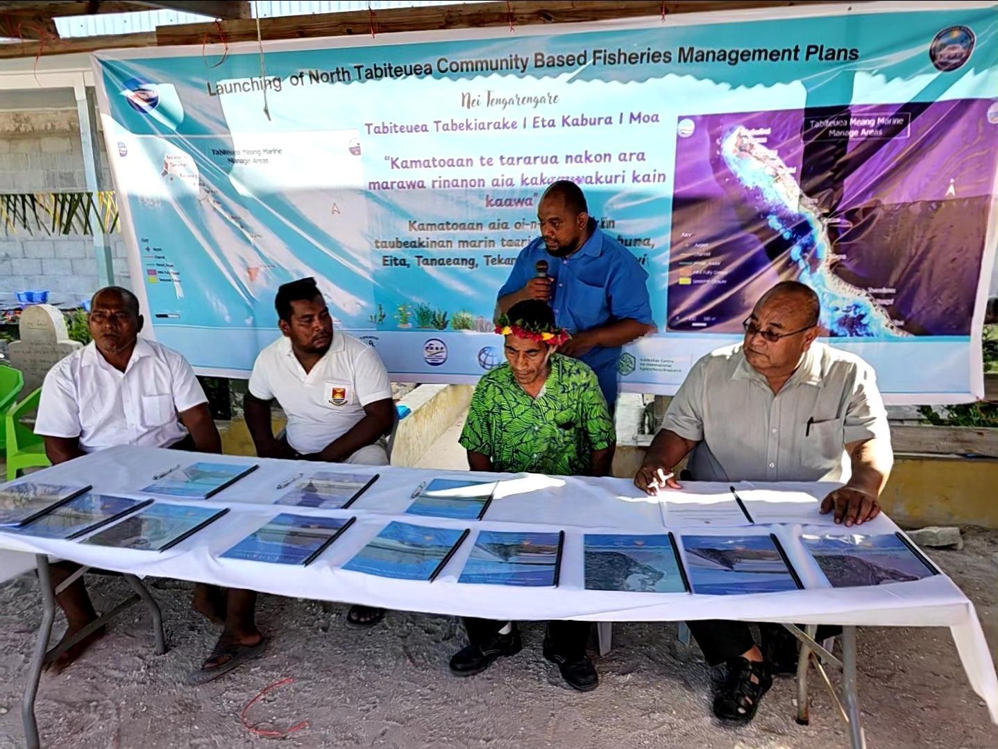 Tabiteuea North Launches Five Community Fisheries Management Plans