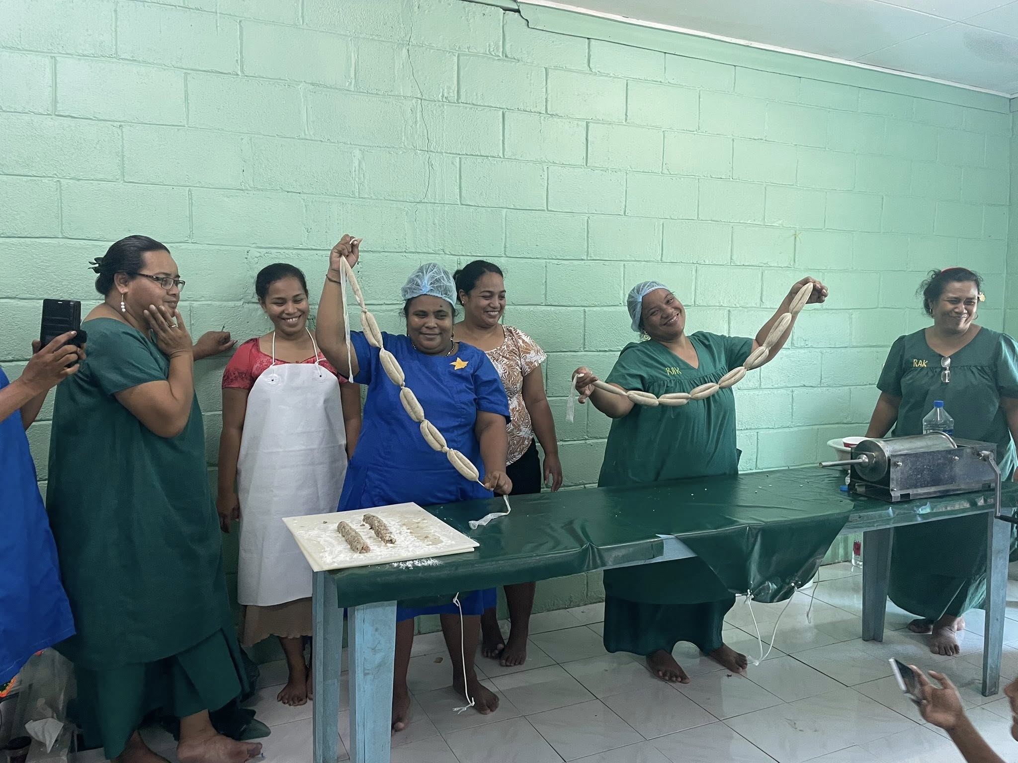 RAK and Itoiningaina Women Gain Skills in Tuna Jerky, Sausage, and Smoked Products
