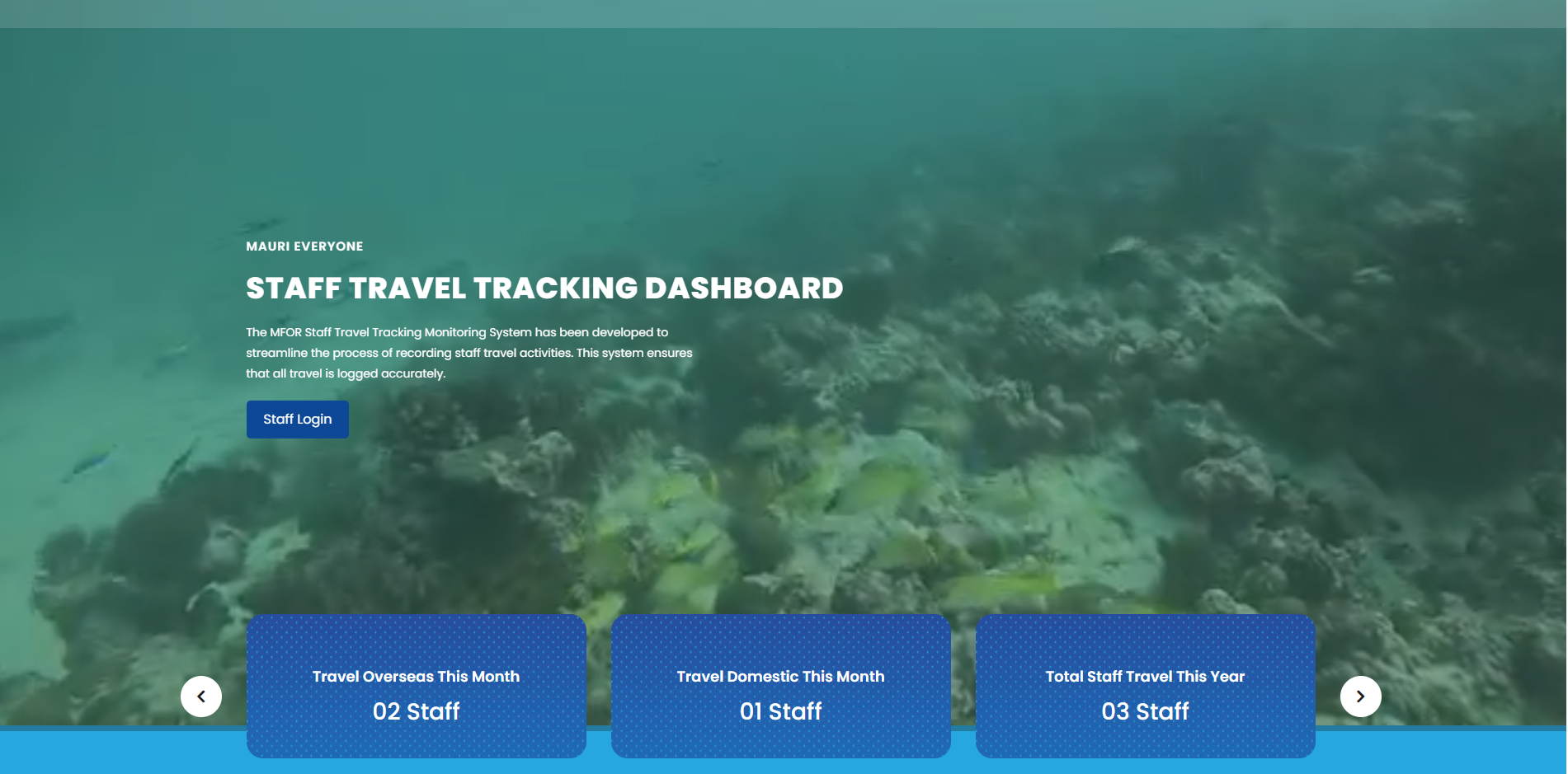 MFOR Launches Digital Travel Dashboard to Track Staff Movements