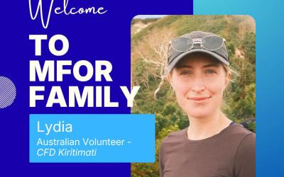 Welcome Lydia to the MFOR Family!
